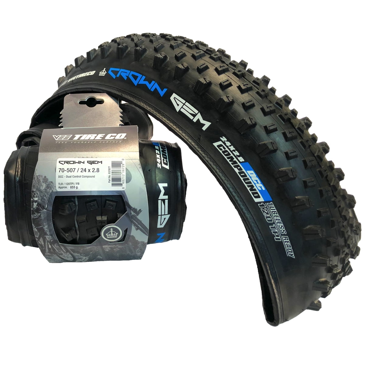 Vee Tire Crown Gem Bike Road Tire with Folding Bead Dual Control