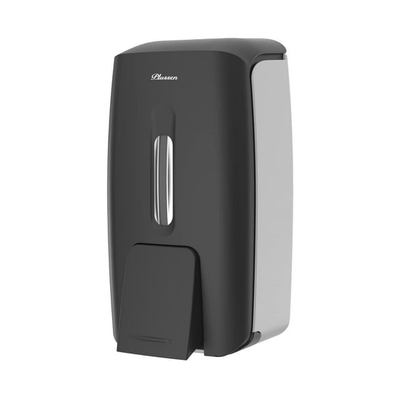 Plussen 27oz Wall-Mounted Commercial Soap & Lotion Dispenser, Black