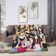 thumbnail image 4 of Blankets Jenna Ortega Soft and Comfortable Warm Fleece Throw Blanket Yoga Blankets Beach Blanket Picnic Blankets Decoration Gift for Decorate Room Dormitory Sofa Bed Camping Travel All Season, 4 of 9