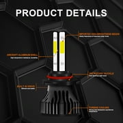 For Toyota Prius 2010 2011 2012 2013 2014 2015 LED Headlight Bulbs Kit H11 9005 High&Low Beam,4pcs