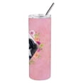 thumbnail image 3 of Carolines Treasures CK4164TBL20 Newfoundland Puppy Pink Flowers Stainless Steel 20 oz Skinny Tumbler 20 oz multicolor, 3 of 3