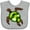 AC-Heather Grey, variant on Inktastic Turtle Illustration Boys or Girls Baby Bib