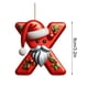 thumbnail image 4 of Decoraciones Del Árbol de Navidad Decoración Del Árbol de Navidad de 26 Letras Decoración Del Árbol de Navidad Colgante Decoración Del Árbol de Navidad Personalizada, 4 of 5