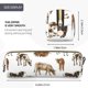 thumbnail image 3 of Easygdp Cow para Estuche de Lápices de Cuero, Estuche de Papelería de Cuero, Estuche de Gran Capacidad con Cremallera, 3 of 7
