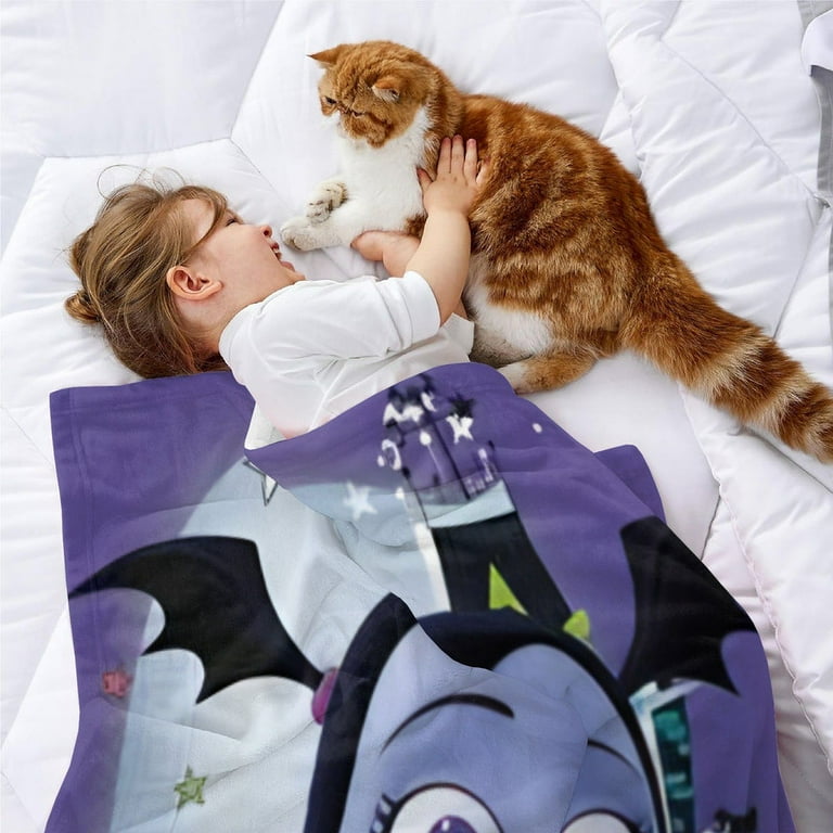 The Vampirina blanket this soft durable flannel blanket. Ideal for home or outdoors it offers cozy warmth and easy maintenance with star appeal 39 x 59 inch 100 150cm Walmart