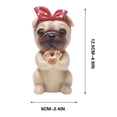 thumbnail image 3 of HBBKVI Storage Containers, Cute Puppy Dog Glasses, Eyeglass Retainers Sunglasses Display Rack Design Decoration, Organizers and Storage, 3 of 3