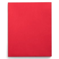 Staples School Grade 2 Pocket Folder Red 25/Box 27532-CC