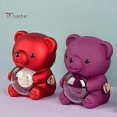 thumbnail image 5 of 2025 Latest Model Preserved Rose Hug Bear Gift with Heart Necklace Rotatable, 5 of 5