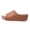 Brown, variant on Women's Shock Absorption Wedge Sandals Flexible Rubber Sole Arch Support Slides Cushioned Low Heel Slippers for Summer Beach Walking Dressy Outfits All-Day Comfort