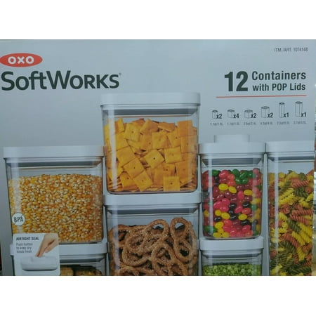 OXO Softworks 12 Piece POP Food Container Set
