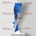 thumbnail image 2 of CUITING Compression Socks (4 Pairs) Knee-High Support (20-30 mmHg) Unisex Athletic Performance Recovery S/M, 2 of 9