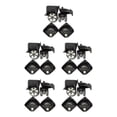 thumbnail image 1 of crativent Roulettes Pivotantes Robustes 2 Pcs pour Bagage et Valise avec Rouleau de Voyage à Roulement Fluide A78 Noir 5,3 cm 5 Ensembles, 1 of 6