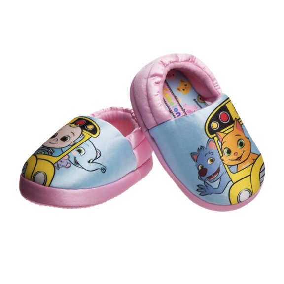 Cocomelon Toddler Dual Sz Girls Cocomelon Slippers,  Pink Multi, 5,  6