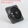 thumbnail image 2 of Sidaley Negro Universal 75mm Dies-el conducto de calentador tubo de conducto salida de aire caliente salida de ventilación salida de Vehículos, repuestos y accesorios Mis, 2 of 6