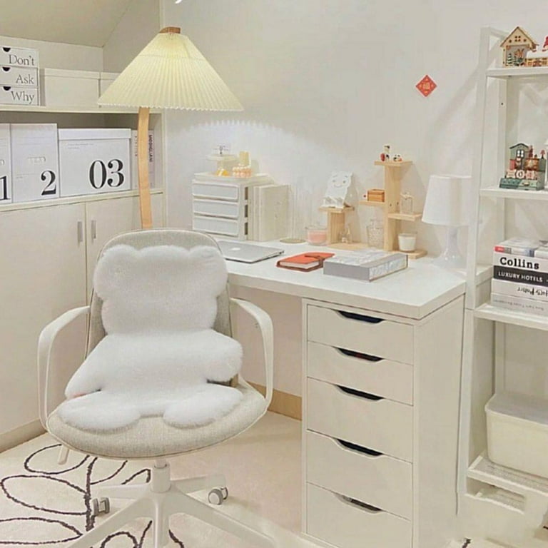 Bear Shape Bedroom Rug and Mat for Kids, Kawaii Animal Design Soft ...