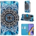 thumbnail image 1 of Phone Case for Galaxy A71 4G, Folding Flip Leather Wallet Shockproof Protective Cover with Card Slots Kickstand Magnetic Closure Cute Girls Women Cover for Samsung Galaxy A71 4G, Mandala, 1 of 6