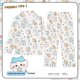 thumbnail image 2 of Ropa de dormir para niños, conjunto de ropa para el hogar similar al algodón de manga larga con cuello para niños y niñas, diseño de dibujos animados, primavera y otoño, 2 of 5
