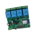 thumbnail image 2 of crativent eweLink Smart WiFi Switch Module Receiver 4CH 5V 7V -32V 85V 220V 250V Home Automation WiFi 10A Timer Relay For Switch, 2 of 6