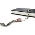 thumbnail image 3 of MyIDDr - Jehovah's Witness, No Blood Transfusion Bracelet Millefiori Glass, 3 of 6