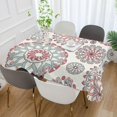 thumbnail image 5 of GZHJMY Medallion Tablecloth, Rectangle Waterproof Washable Polyester Table Cover for Picnic Dinner Holiday Party Decor, 54 x 72 Inch, 5 of 7