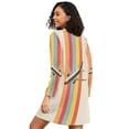 thumbnail image 2 of FORMRS Womens Long Sleeve Nightgowns Crew Neck Sleep Shirt Soft Pajamas Sizes S-3XL, Colorful Plane, 2 of 8