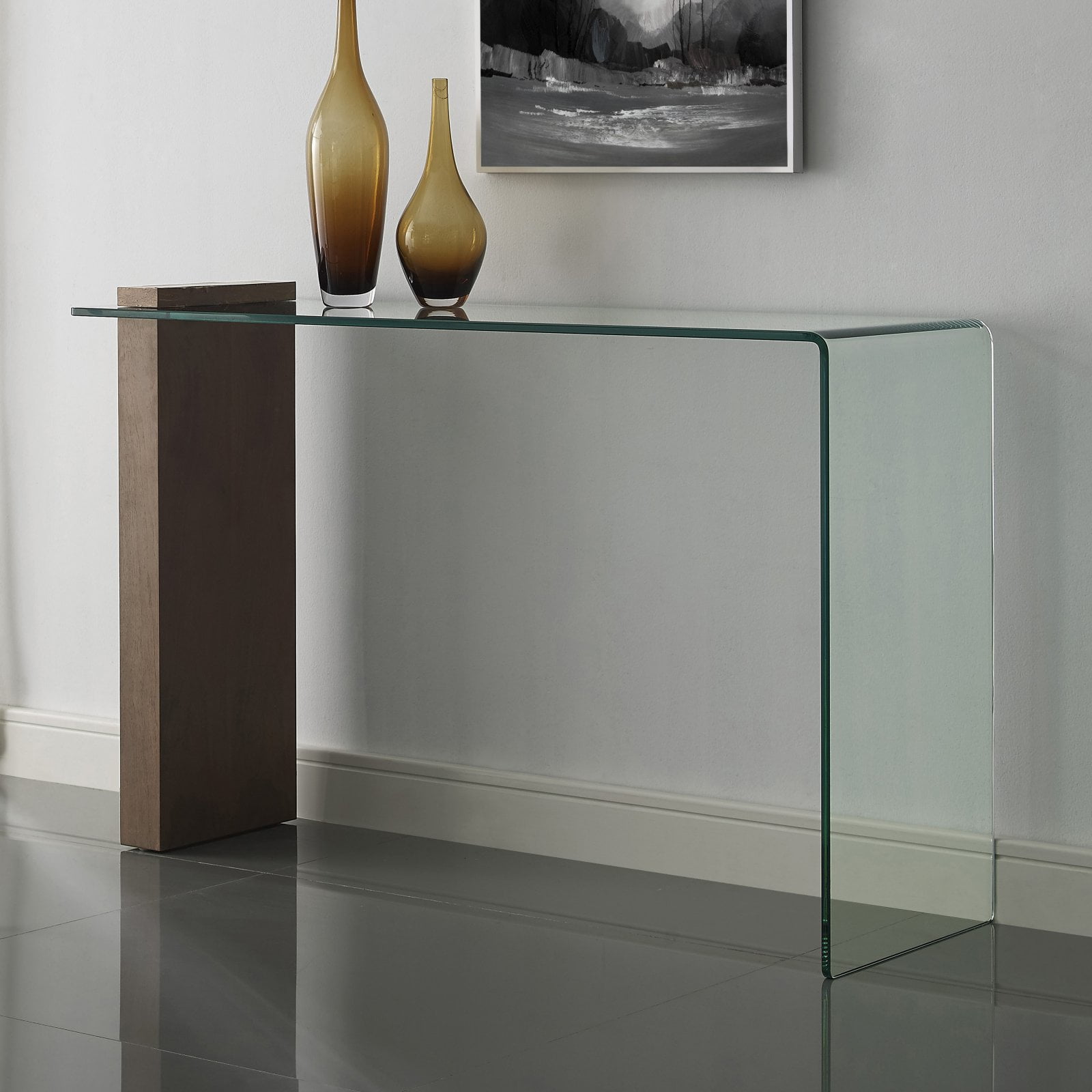 Casabianca Buono Glass Console Table - Walmart.com - Walmart.com