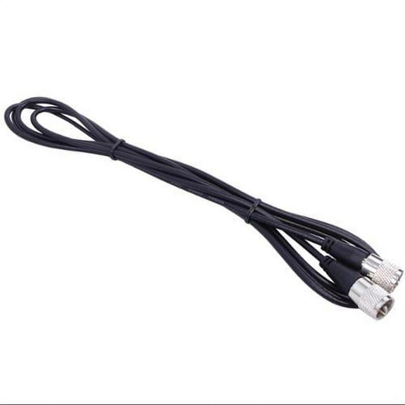 KALIBUR 9 FOOT BLACK RG58A/U COAX CABLE ASSEMBLY WITH MOLDED PL259 CONNECTORS ON EACH END