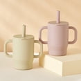 thumbnail image 5 of The second generation VODVOB unprinted cup adopts a simple design style and is specially designed for independent drinking training of babies over 6 months old. Made of food-grade silicone, 5 of 10