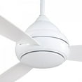 thumbnail image 2 of Minka-Aire Concept I Wet 58-Inch 3-Blade Ceiling Fan in White Finish W/ White Blades & White Opal Glass - F477L-WH, 2 of 3