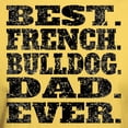 thumbnail image 3 of CafePress - Best French Bulldog Dad Ever T Shirt - Men's Classic Graphic T-Shirt, 3 of 4