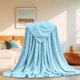 thumbnail image 4 of Manta Kabnic, manta de franela polar, manta para sofá, microfibra suave y ligera para un sofá acogedor o cama, lavable a máquina, azul cielo, 4 of 5