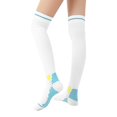 thumbnail image 2 of Fgnfyis Men's and Women's Lengthened Over The Knee Sports Muscle Socks Leg Warmers Pressure Socks Compression Socks Knee High Stockings White, 2 of 3