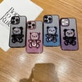 thumbnail image 3 of A 50 30 a 70 Cute Bear Holder Case On For Samsung Galaxy A50 A70 A30 A20 A11 A15 Stand Cover A50s A30s A20s a21s A7 2018 A750, 3 of 7