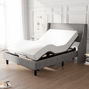Einfach Full Size Motorized Basic Adjustable Bed Base 2.0, Wireless Remote