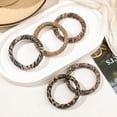 thumbnail image 4 of Hair Ties for Women 30PCS Leopard Print Soft Ponytail Holders Seamless Hair Bands 5 Colors, 4 of 6