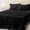 Black-California King, variant on Size Bed Sheet Set - 3 Piece Softfiber Sheets With Deep Pockets Technology And Wrinkle-freeowcase. Hotel-quality Durable Bedding Black
