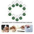 thumbnail image 3 of Milisten 1 Pack/10pcs Key Tags with Ring Numbered ID Tags Keychain Number from 1 to 10, 3 of 6