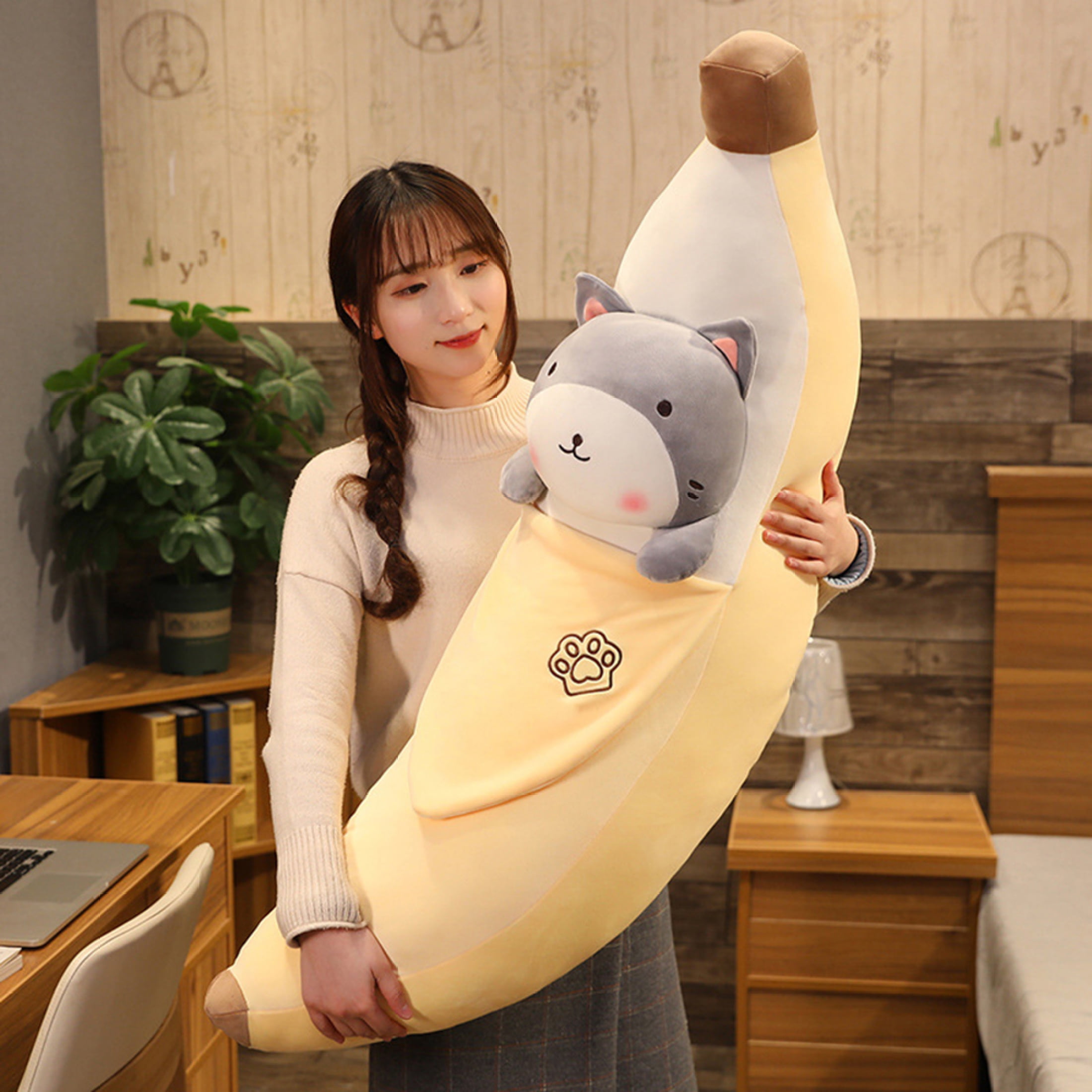 Kawaii Banana Plush/Pillow – BlossomMemento