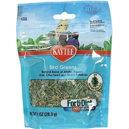 Kaytee Forti-Diet Pro Health Bird Greens Pet Bird Treats, 1 Oz