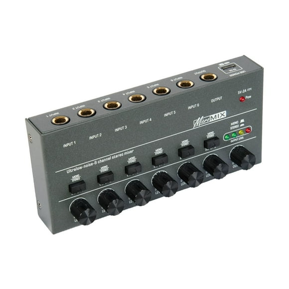 Mini Audio Mixer Audio Mixer Sound Board Console Audio Mixer for Club Recording