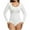 White, variant on Bodysuit for Women Long Sleeve Shirts Belly Control Crewneck Slim Fitted Shapewear Base Layer Jumpsuits