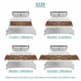 thumbnail image 6 of Farmhouse Bed Runner for Queen Size Bed, Country Rustic Shabby Chic Retro Wooden Texture Soft Bedding Scarf Bedding Protector Slipcover Sofa Throw for Bedroom Hotel Guesthouse, 6 of 8