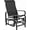 Black, variant on NeoNiches Outdoor Glider Chair, Gliders for Outside Patio with Smooth Gliding Mechanism and Lightweight Construction for Backyard, Gray
