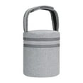 thumbnail image 1 of Bolsa para guardar botellas, portabotellas compacto, soporte para hervidor, calentador y bolsa térmica para gimnasio, senderismo, viajes y caminatas. Gris, 1 of 8