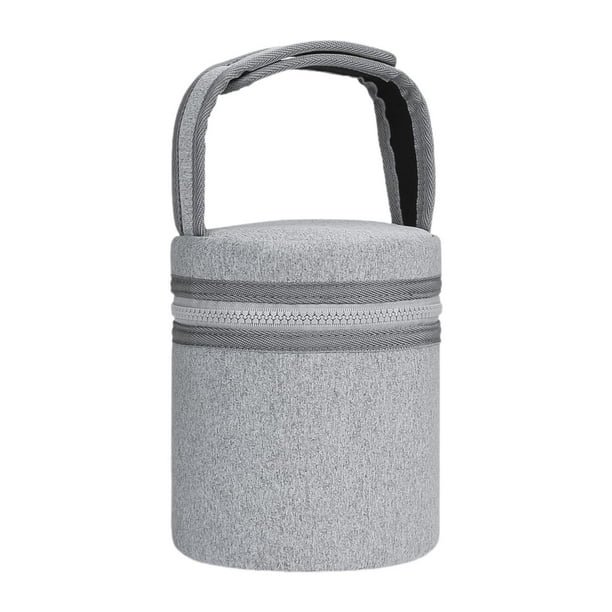 Bolsa de almacenamiento para biberones, porta biberones, enfriador de leche materna, soporte portátil para hervidor Gris