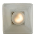 thumbnail image 7 of MEYDA 129072 5 in. Square Bungalow White Alabaster Swirl 1 Light Mini Pendant, 7 of 7
