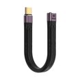 thumbnail image 1 of USB 4.0 Gen3 Tipo C Hembra a Tipo C Cable de datos macho 40Gpbs 100W Flexible, 1 of 8