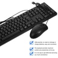 thumbnail image 3 of WEUVEB Modern Wired Keyboard Mouse Set Comfortable Keyboard Number Pad Computer Accessory, 3 of 7