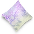 thumbnail image 5 of Glitter Vintage Lights Velvet Plush Throw Pillow Cushion Case Cover - 18" x 18" - Invisible Zipper Home Decor Floral for Couch Sofa No Pillow Insert, 5 of 5