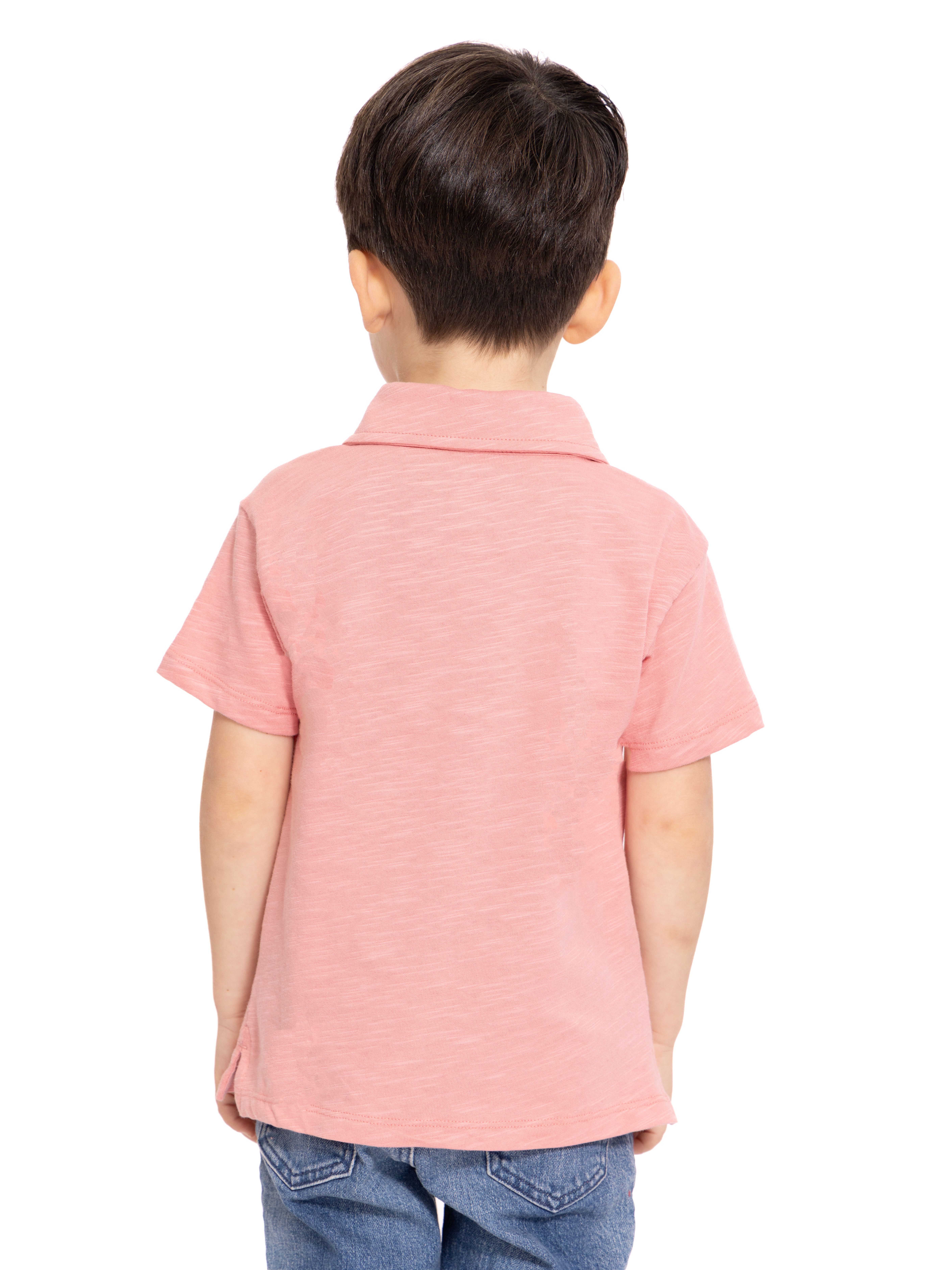Wonder Nation Toddler Boys Cotton Polo Shirt with Short Sleeves, Sizes 12M-5T
